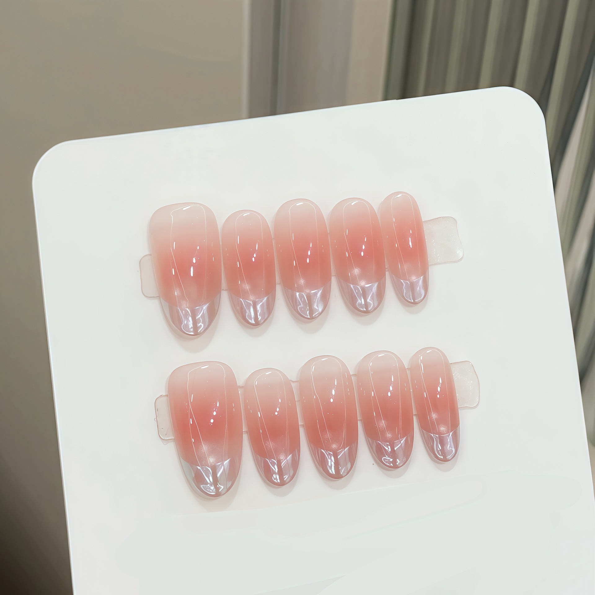 Nail Art Oval - 10 шт. Накладные ногти ручной работы,