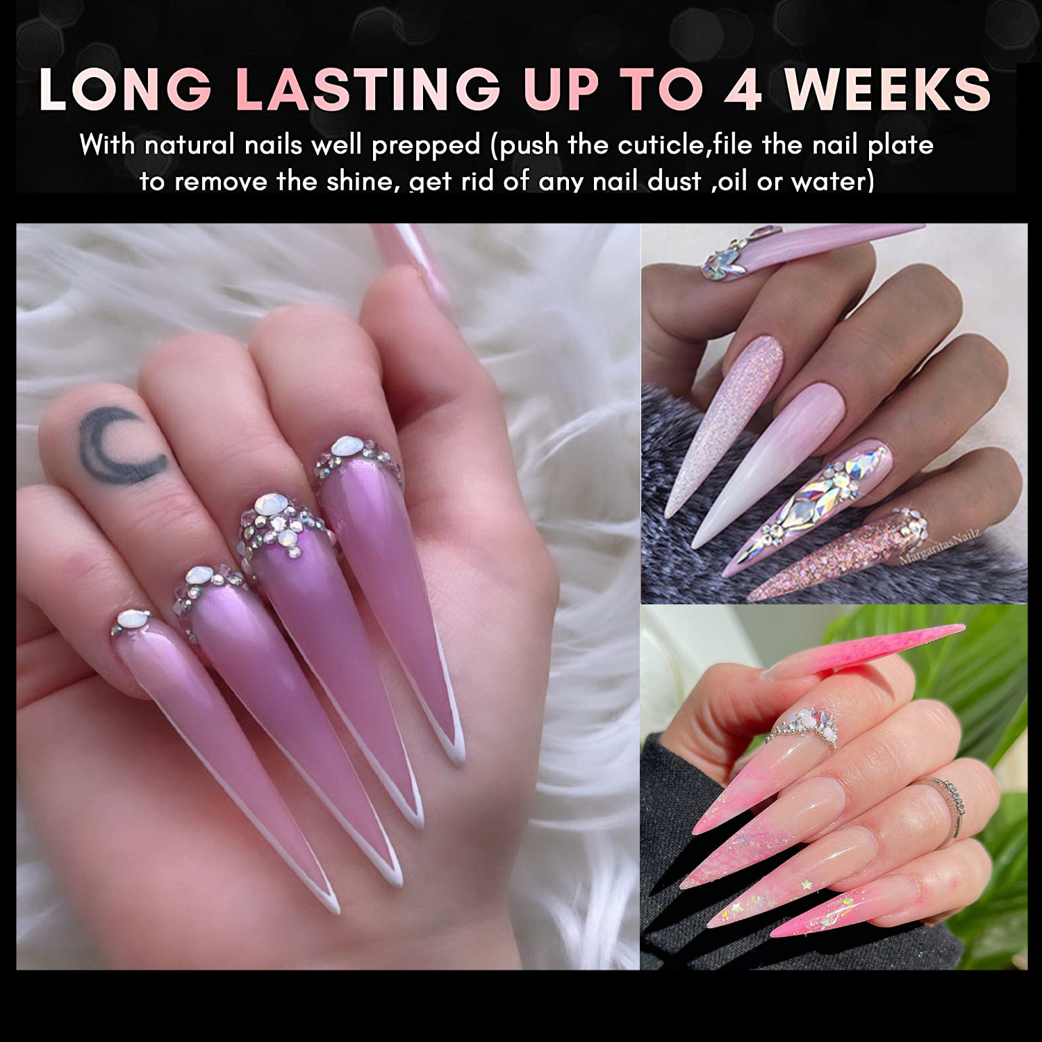 Накладные ногти на шпильке XXL – обзор и цена Nail Art Xxl