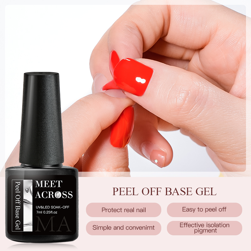 MEET ACROSS 7 мл Peel Off Gel  – обзор и цена Peel Off Base Coat