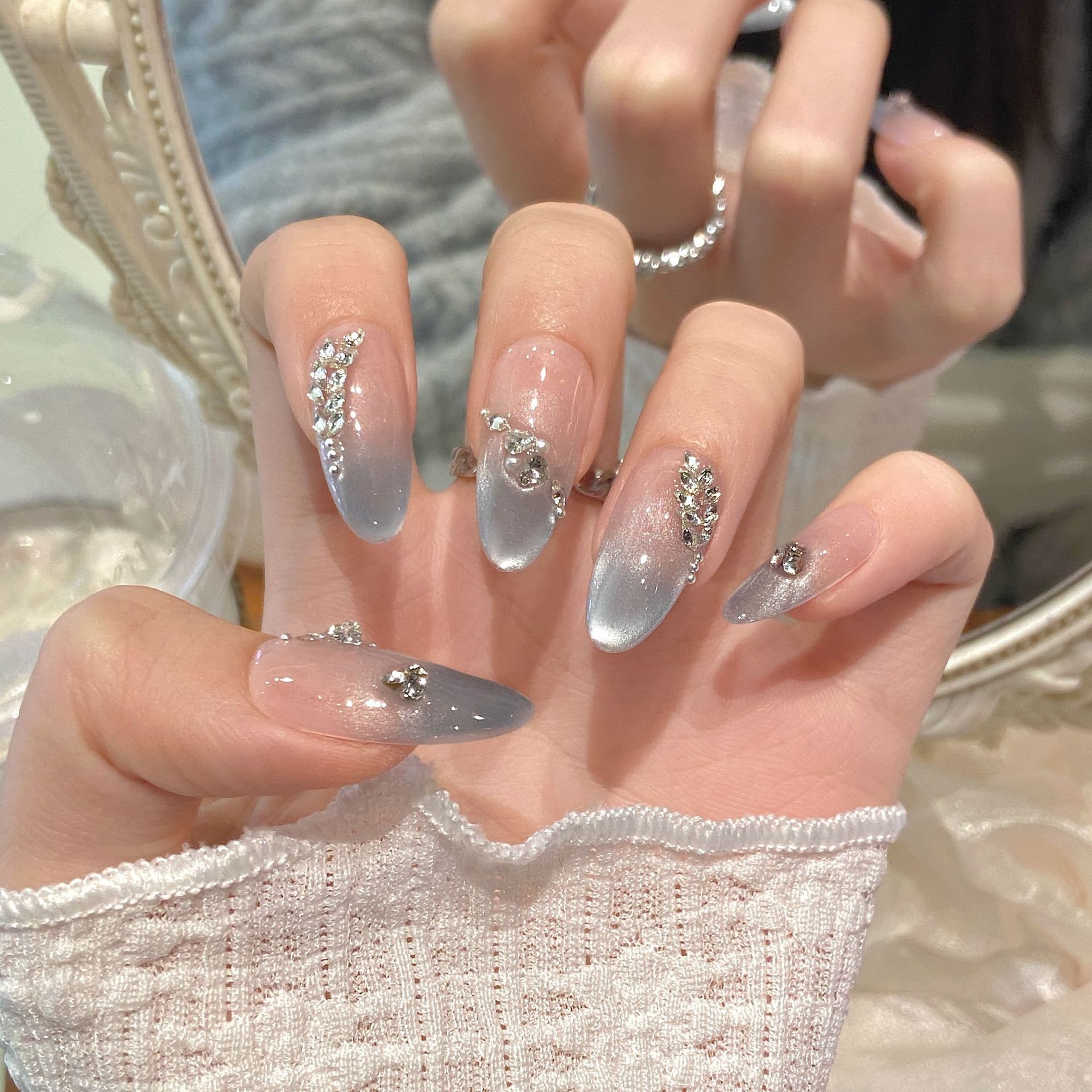 10 шт. Накладные ногти ручной  – обзор и цена Nail Art Oval