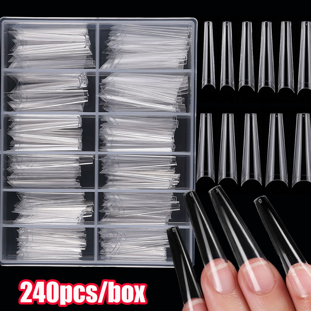 240 шт. удлиненные изогнутые п – обзор и цена Nail Art Xxl