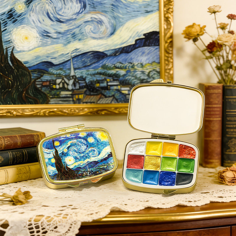 Набор акварельных красок Van G – обзор и цена Nail Art Van Gogh