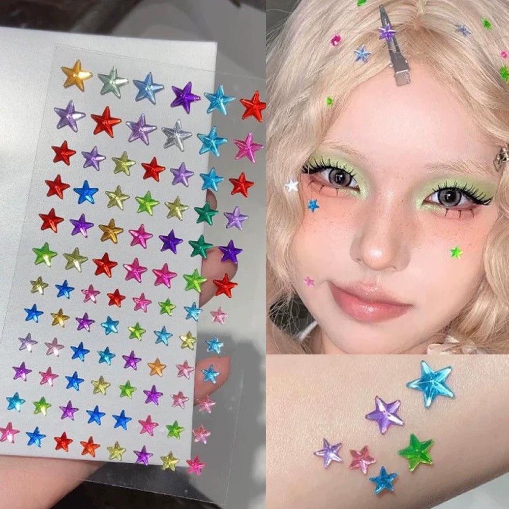 Самоклеящиеся стразы для лица, – обзор и цена Nail Art Nail Art