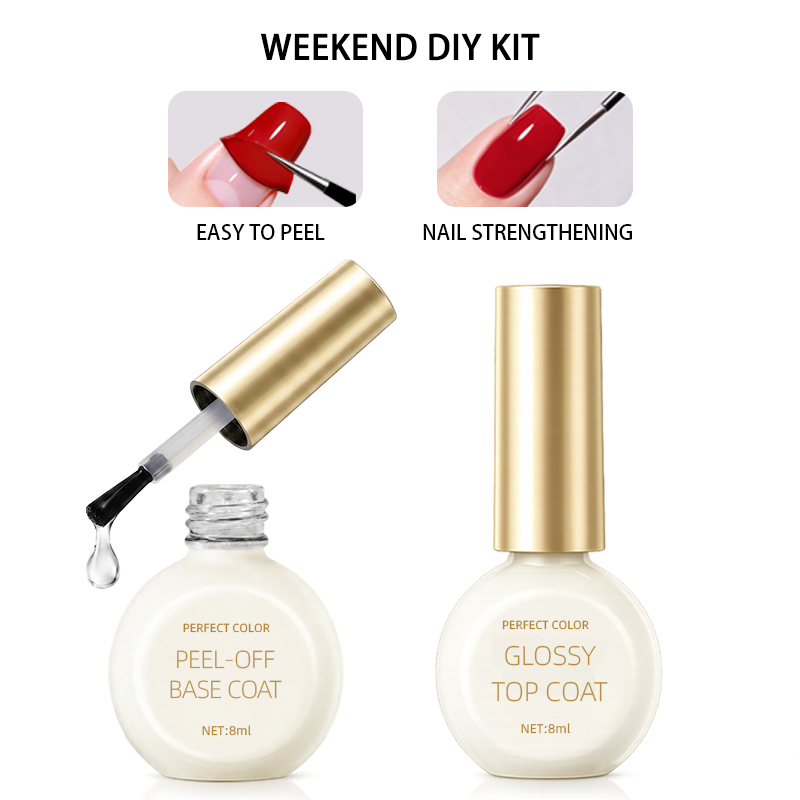 PERFECT COLOR Набор для маникю – обзор и цена Peel Off Base Coat