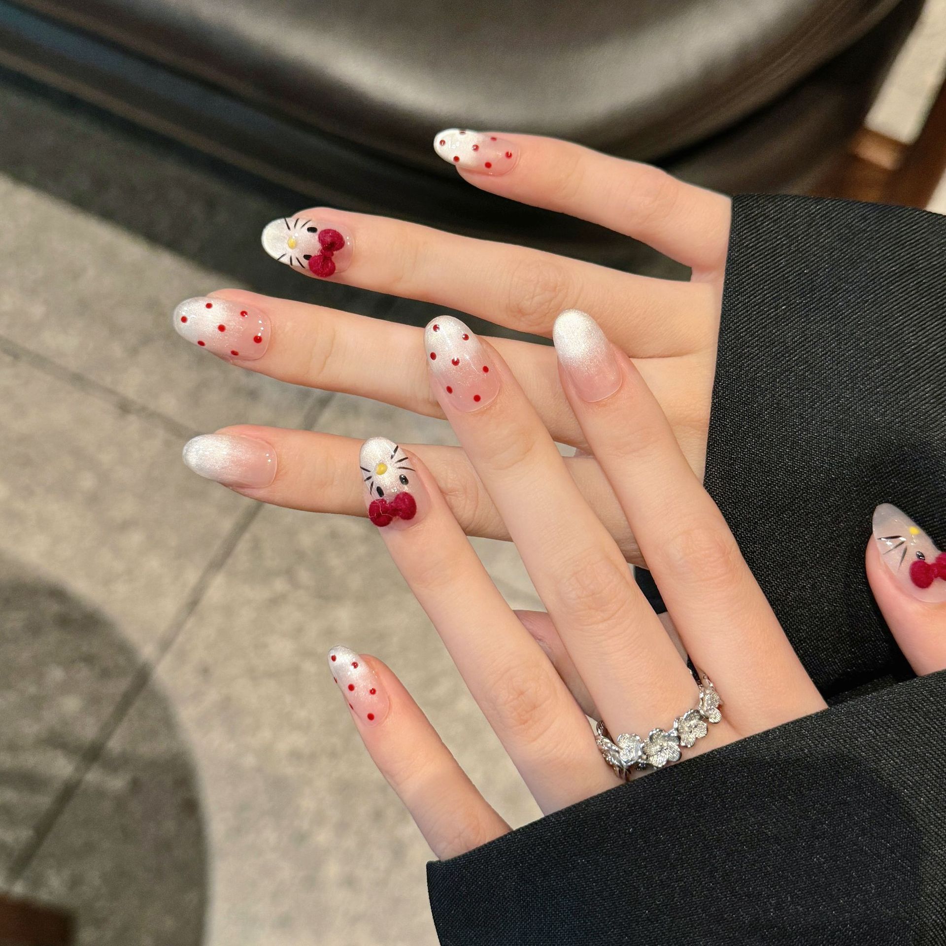 10 шт. Накладные ногти ручной  – обзор и цена Nail Art Oval