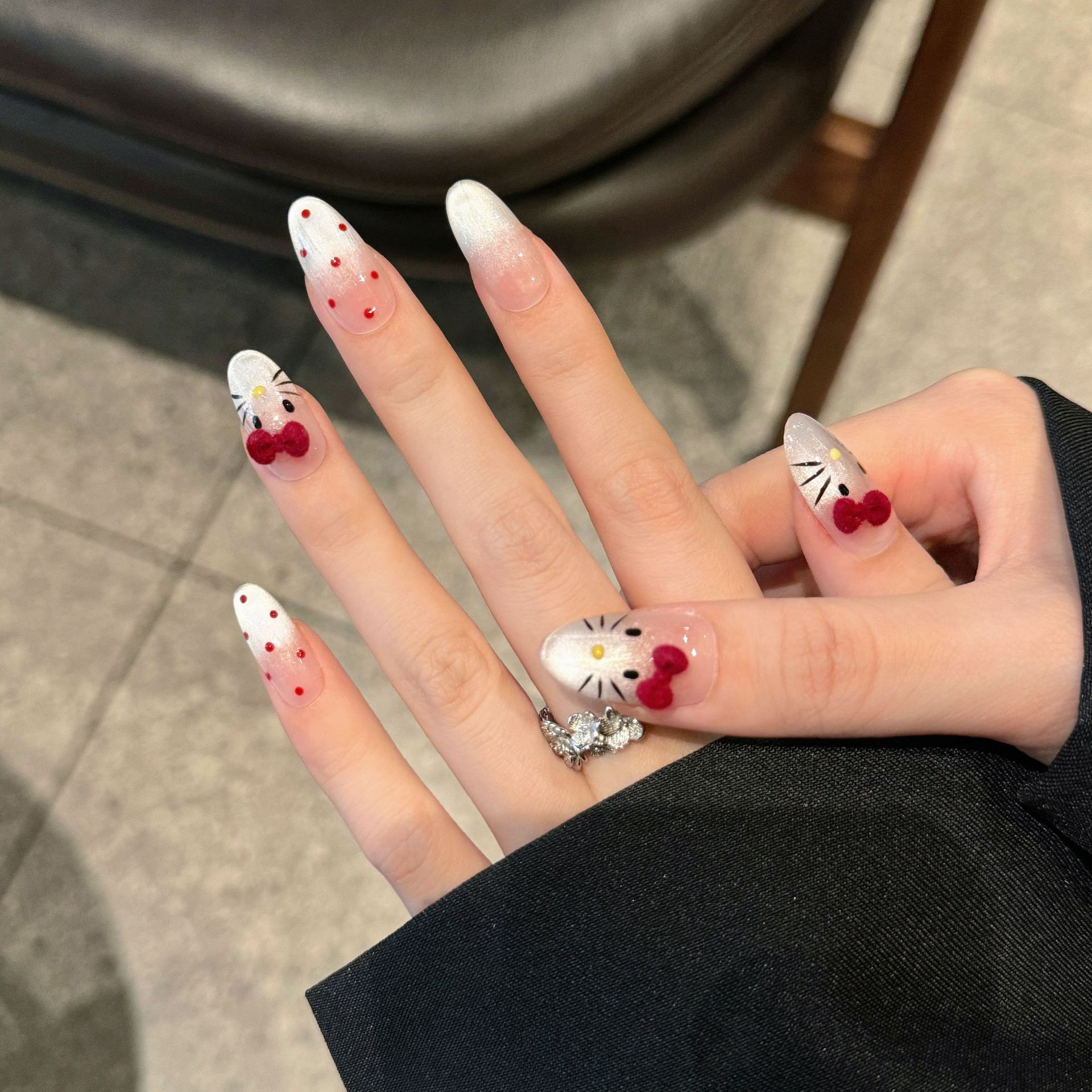 10 шт. Накладные ногти ручной  – обзор и цена Nail Art Oval
