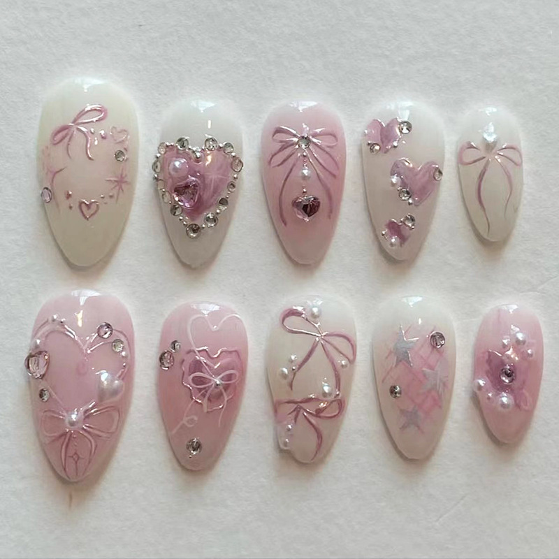 Набор из 24 зеленых французски – обзор и цена Nail Art Oval