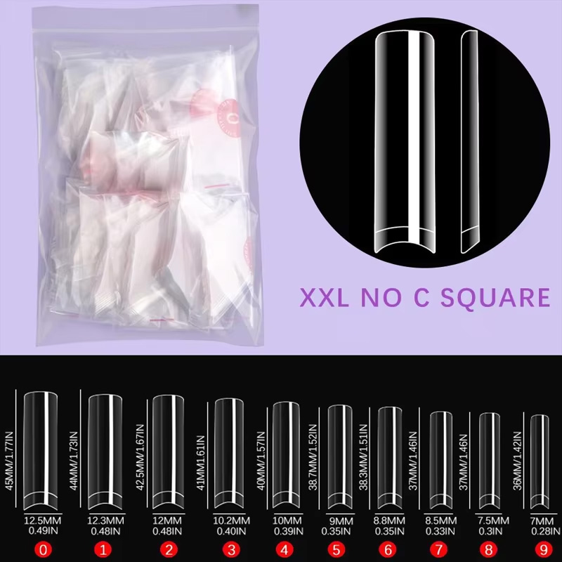 500–2 л типсы для ногтей без к – обзор и цена Nail Art Xxl