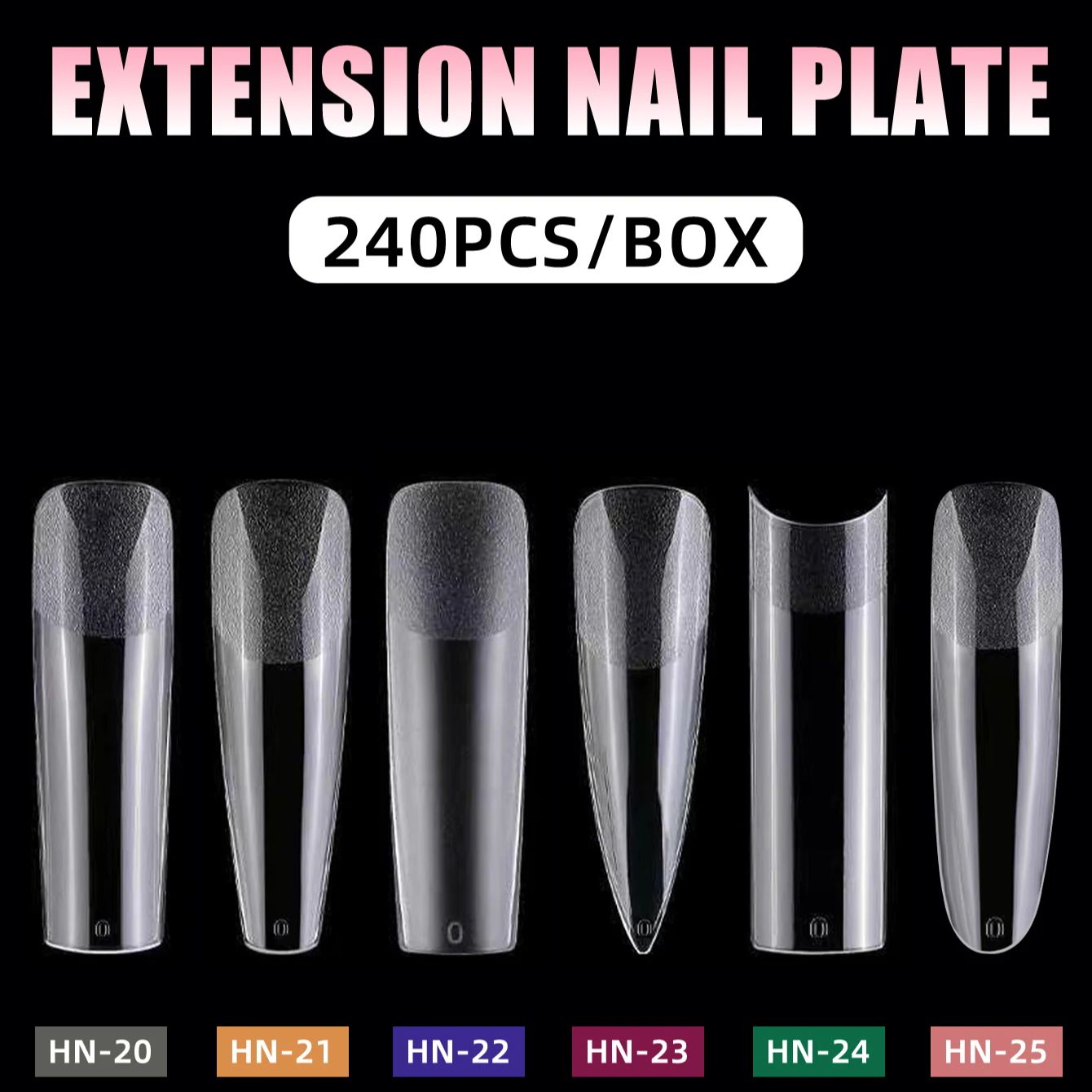 240 шт. XXL длинные квадратные – обзор и цена Nail Art Xxl